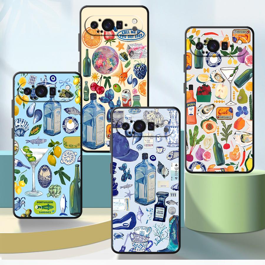 Google Pixel 9 - Funda para teléfono con diseño de