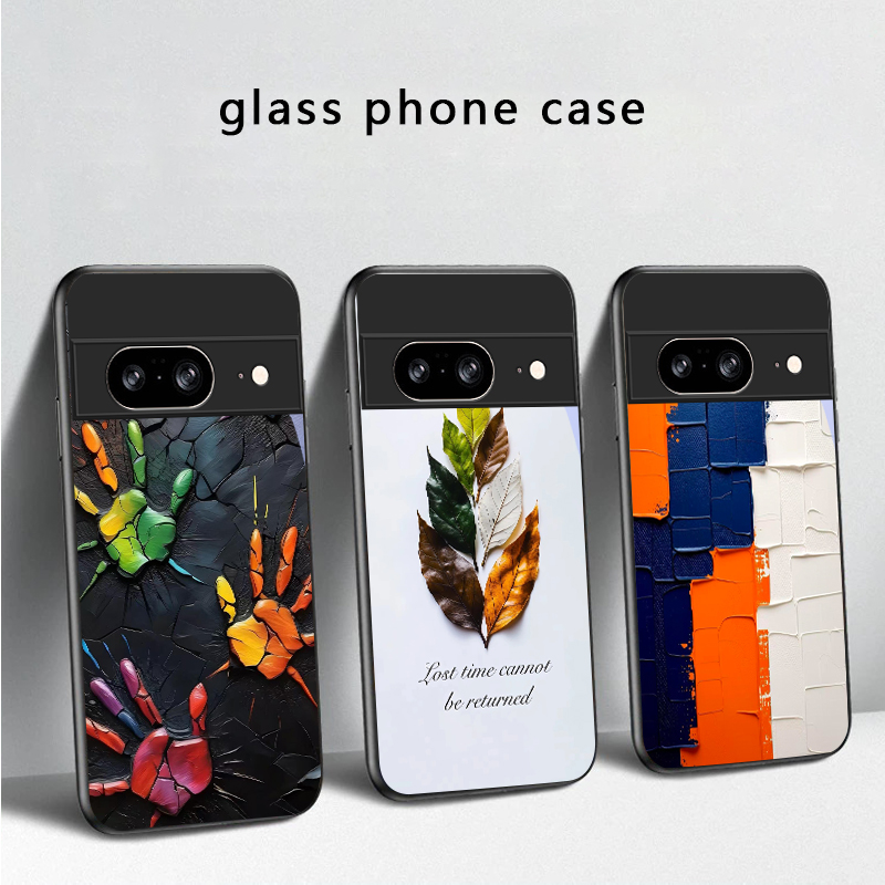 Funda de cristal negra con dis - Google Pixel 9 reseña y precio