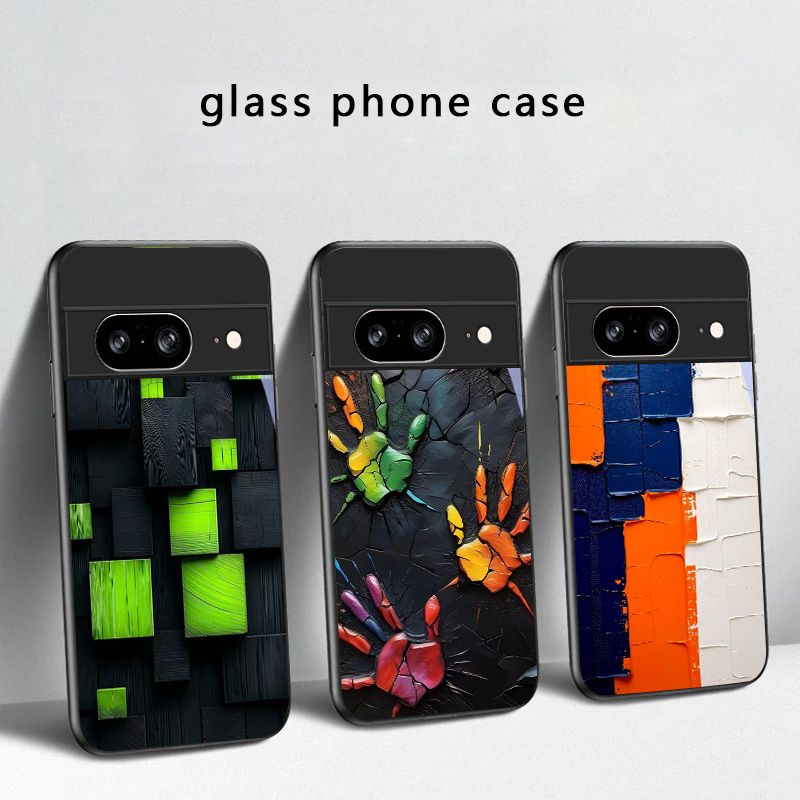 Funda de cristal negra con dis - Google Pixel 9 reseña y precio