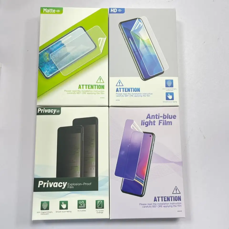 50 protectores de pantalla de  - Flexible Tpu Film reseña y precio